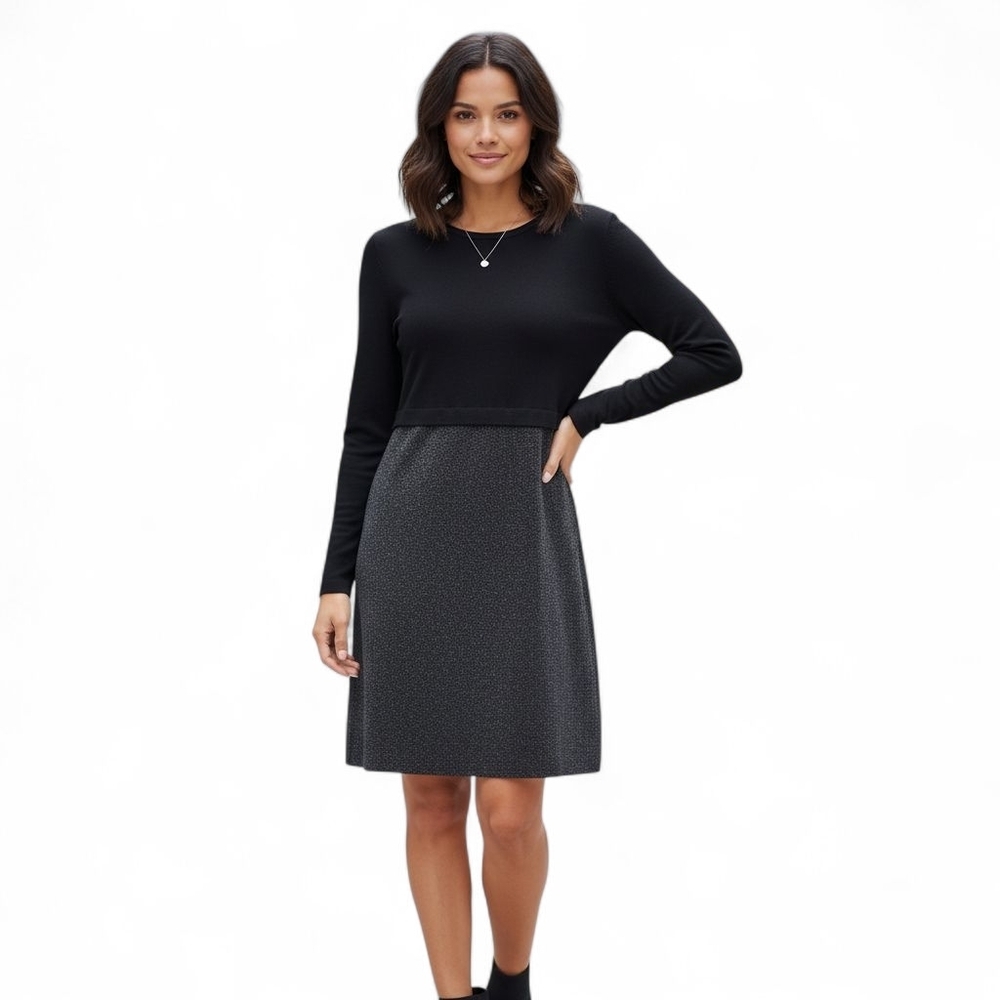 Eileen Fisher Classic Jersey Preppy Soft Stretch Designer Office Formal Women's